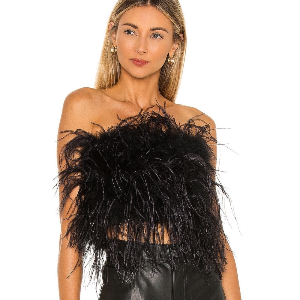 Lamarque Zaina feather top